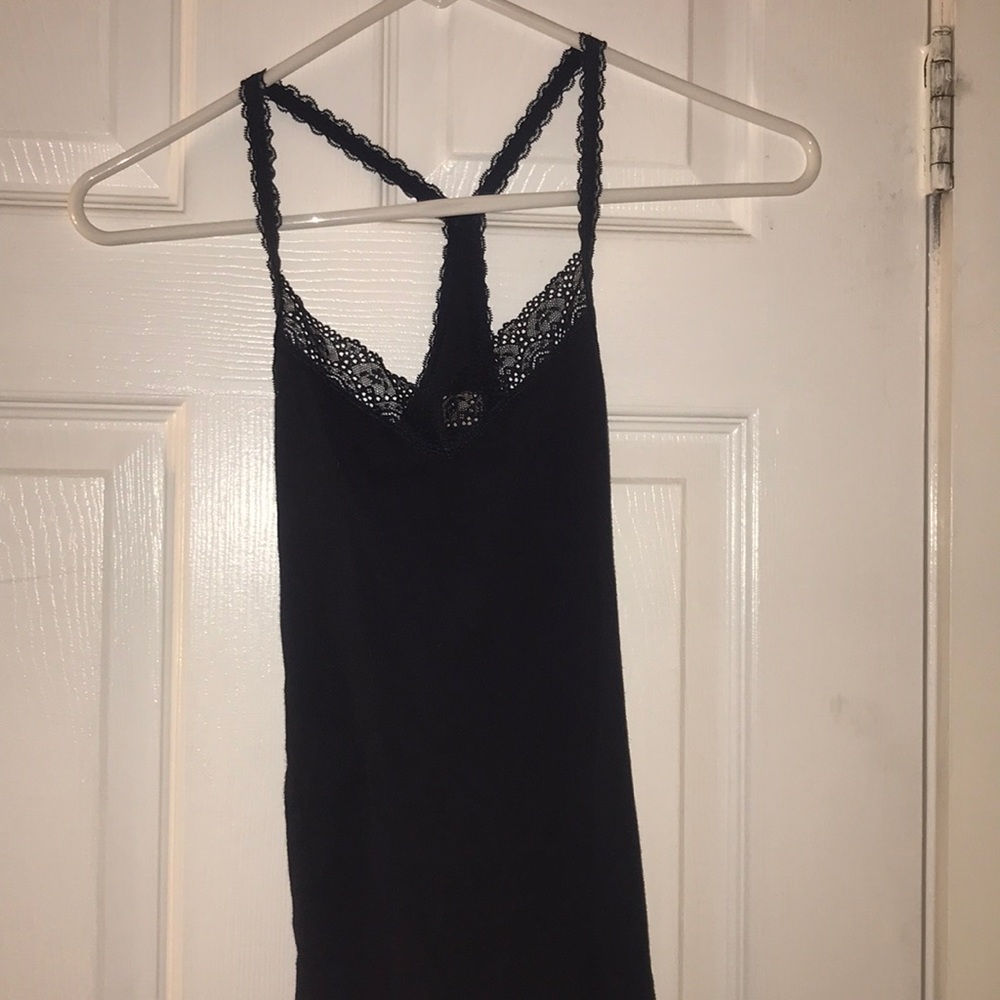 Navy blue Hollister tank top